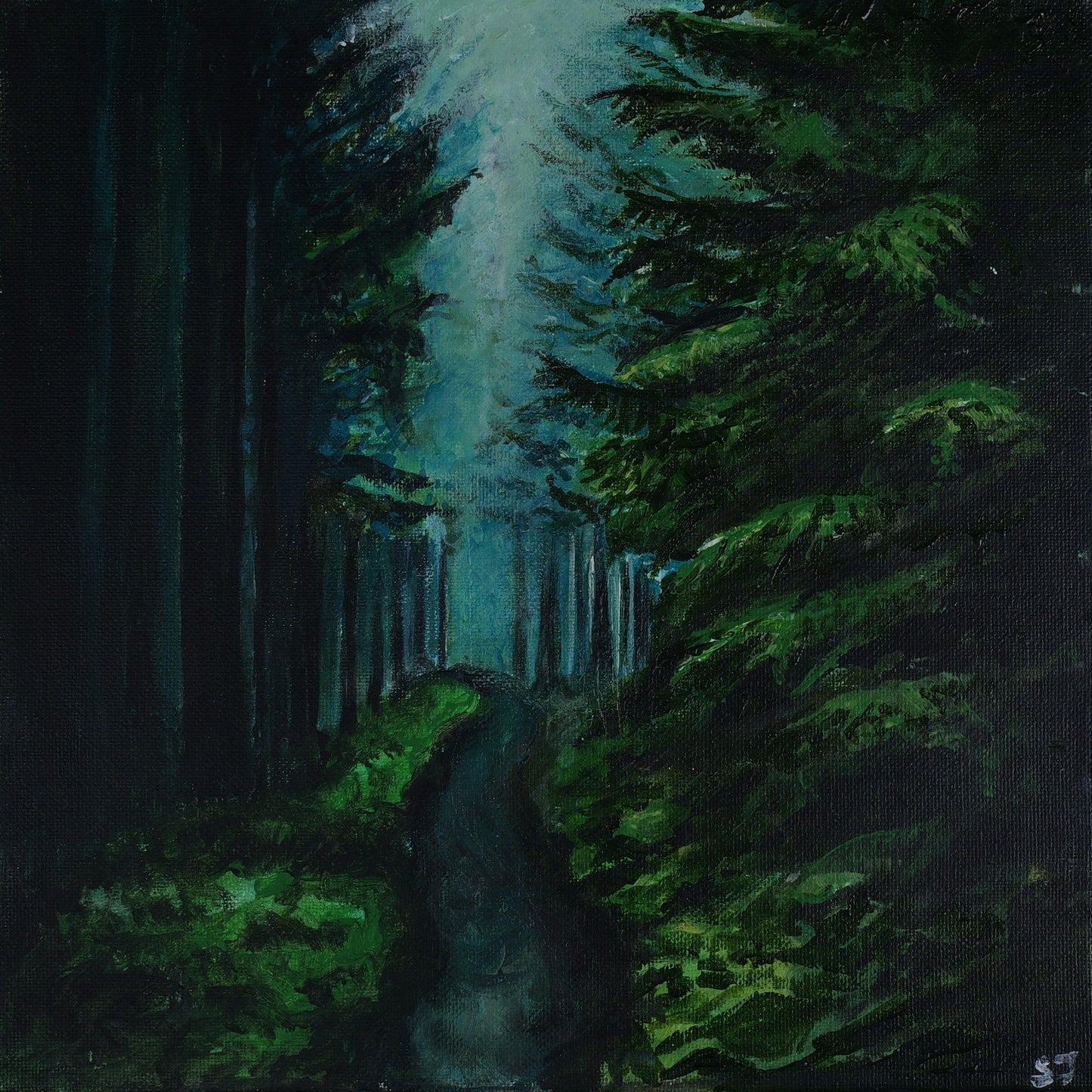 'Journey', Original Acrylic Painting on medium canvas