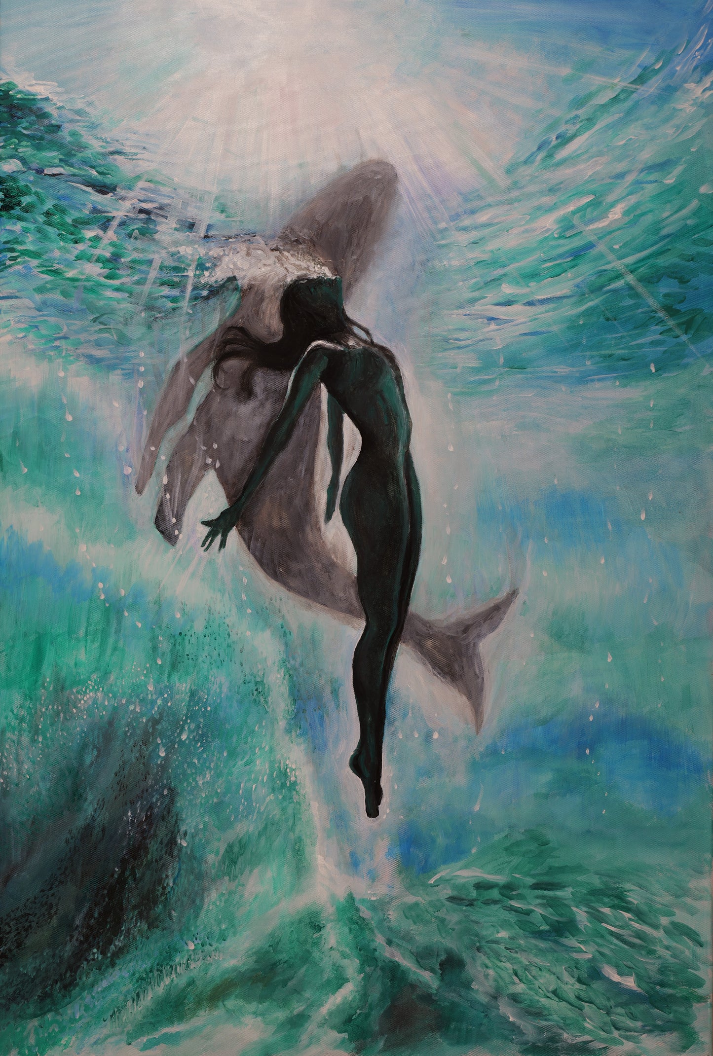 'Ran's Dream', Original acrylic painting on canvas