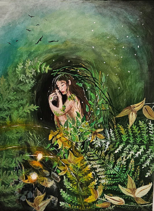 'Emergence' , Original Acrylic Painting on medium canvas