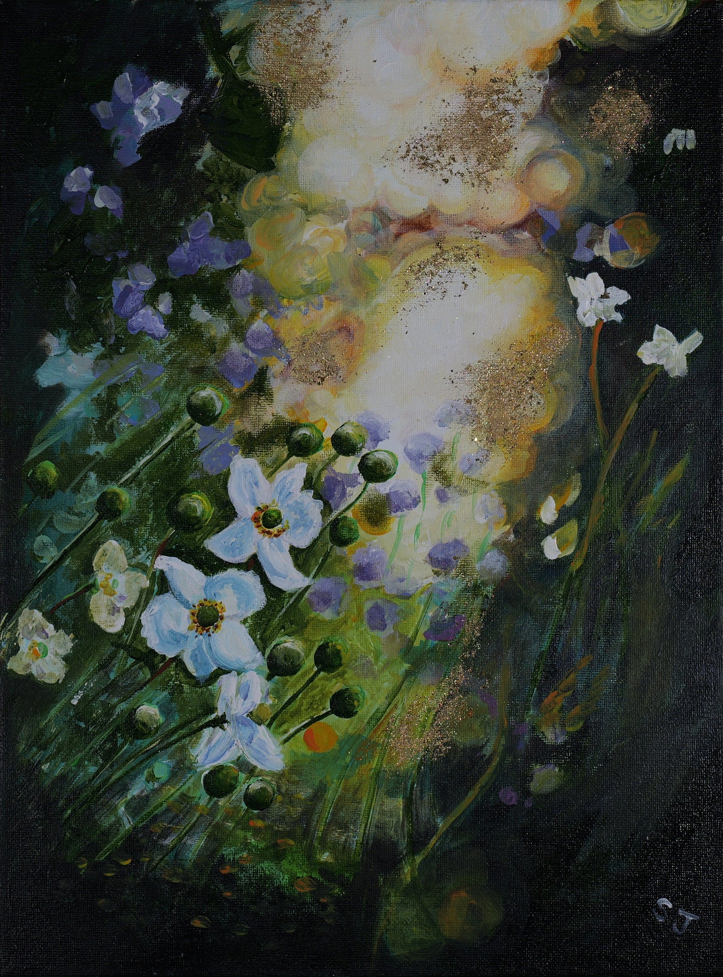 'To Walk in a Dream', Original Acrylic Painting on Medium canvas