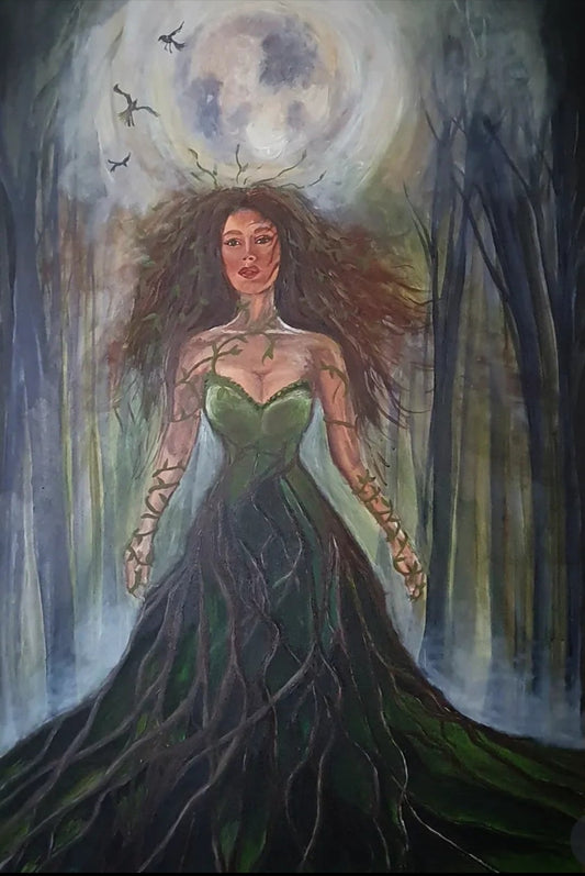 'Rooted, Original Acrylic Painting on Large Canvas